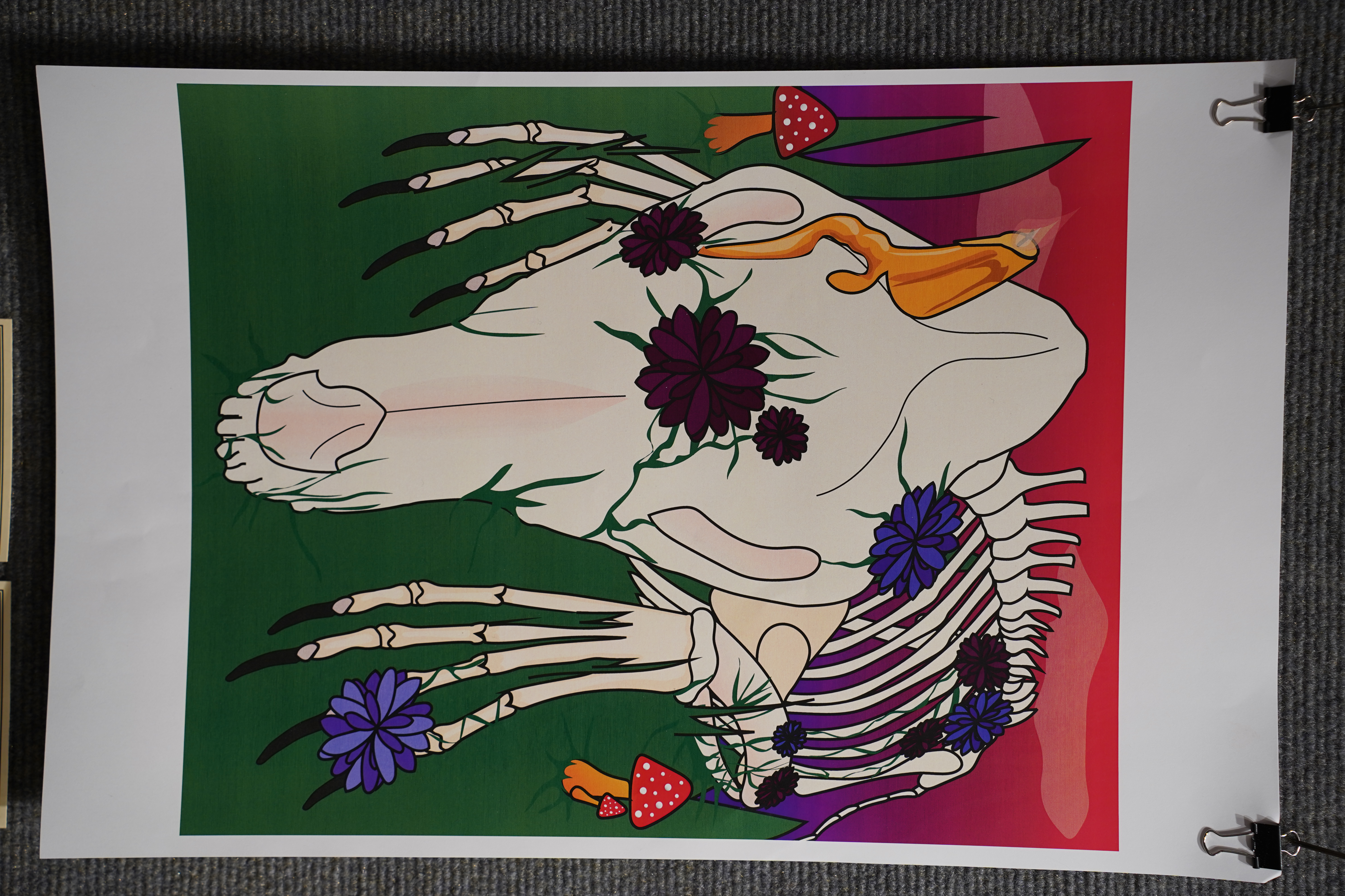 "Personal Style" by Courtney Cochran 1st Place Graphic Art - Henry Ford College 2026 Student Art Exhibition