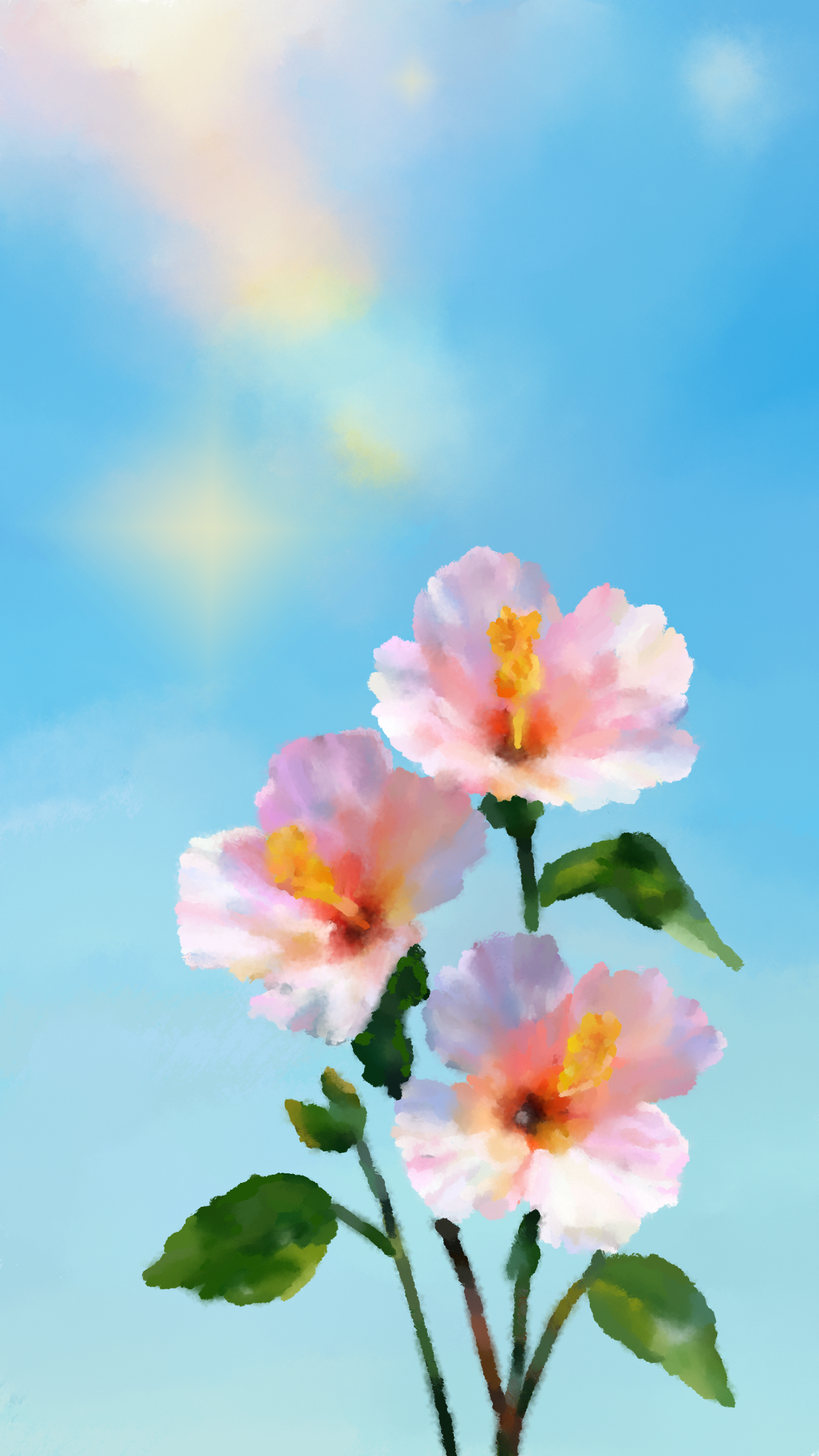 Spring flower illustration by Malena Cervantes
