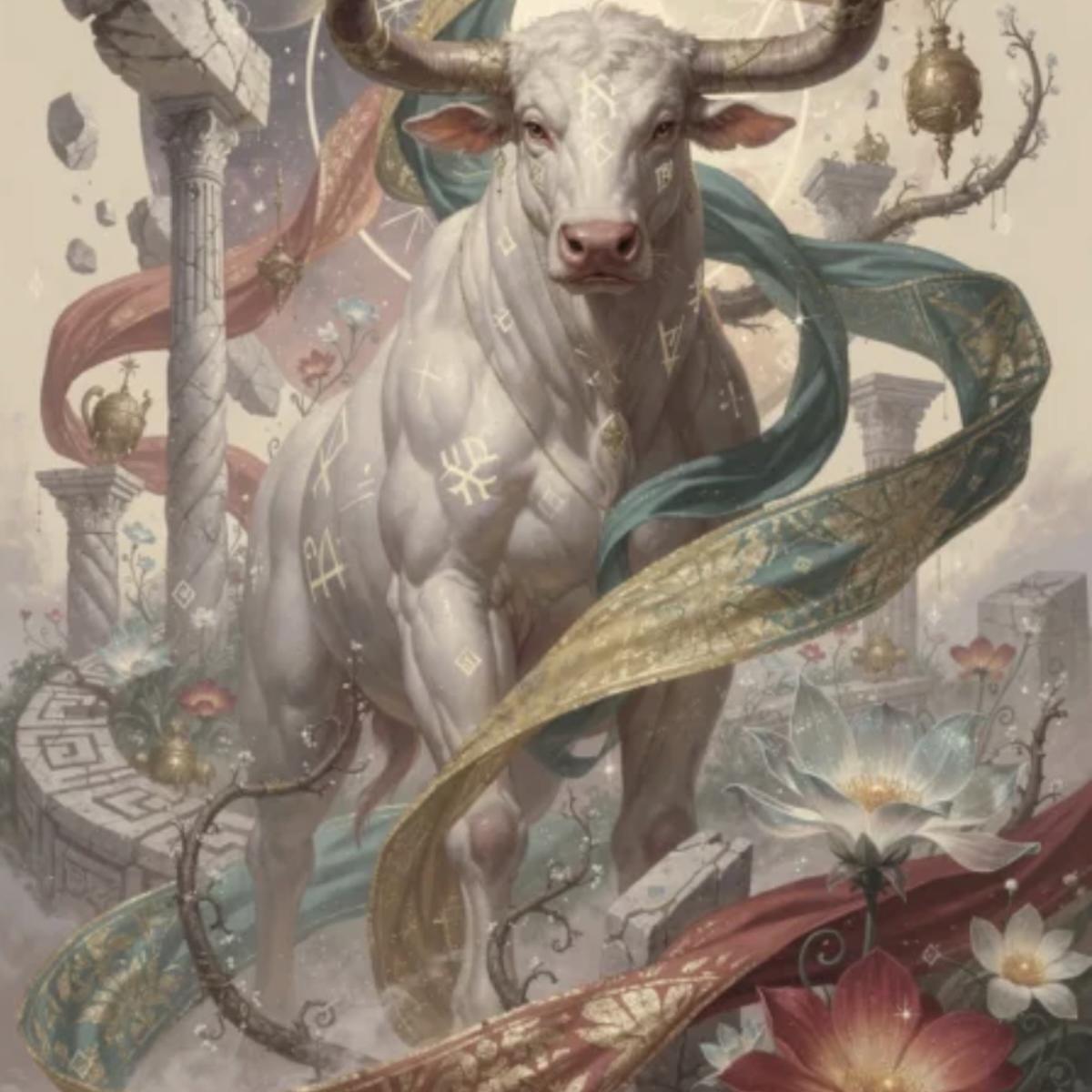 Illustration of the mythological minotaur courtesy of MyMythos.org